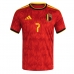 Tanie Strój piłkarski Belgia Kevin De Bruyne #7 Koszulka Podstawowej MŚ 2026 Krótkie Rękawy